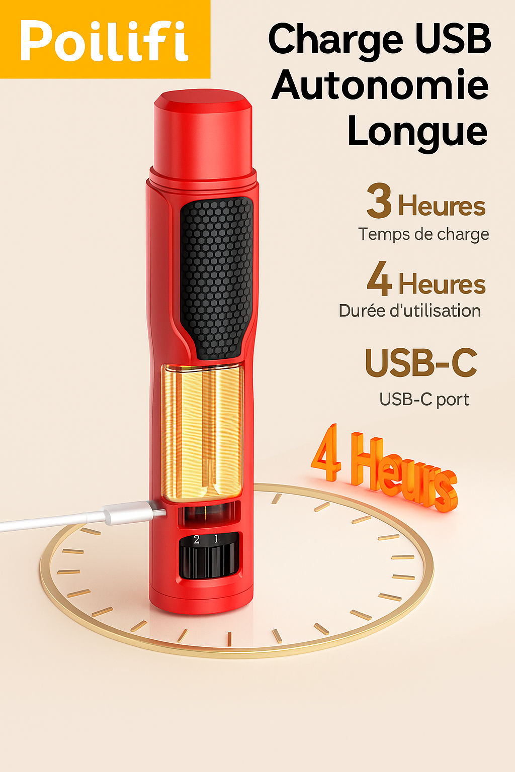 Coupe Griffe électronique pour animaux de compagnie, Rechargeable, toilettage des pattes de chien, coupe-ongles, lumière LED, 7 vitesses réglables, griffe de chat