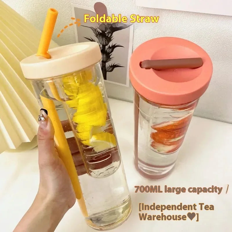 Gourde avec infuseur vert